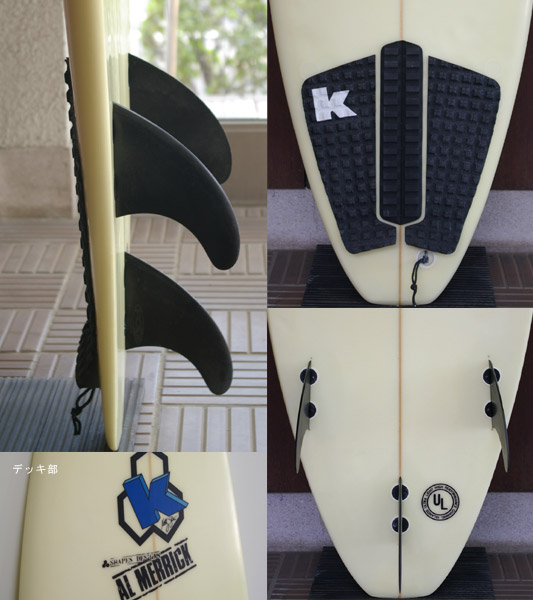 アルメリック (AL MERRIC) K-BOARD 中古ショートボード 6`2 (No