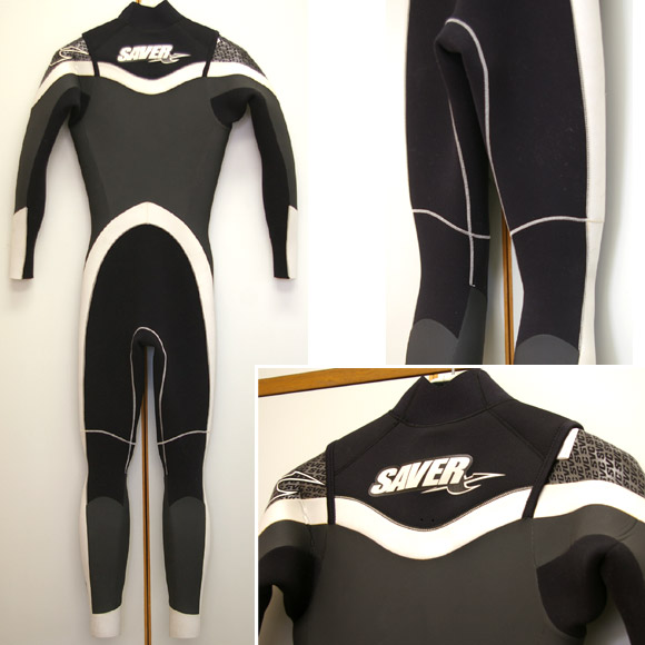 SAVER CROSS 5/3mm セミドライ 中古ウェットスーツ (No.9629492