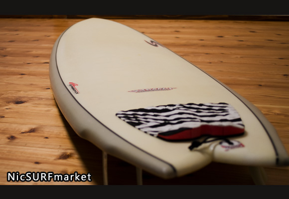 RANDY FRENCH SURFTECH ULTRAFLEX QUADFISH 中古ファンボード 7`8 (No