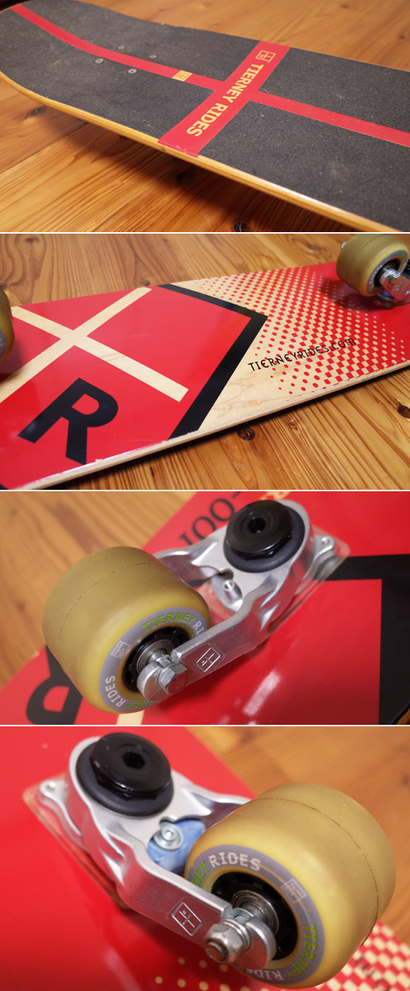 TIERNEY RIDES ティアニーライズ T-001 中古Tボード/スケートボード