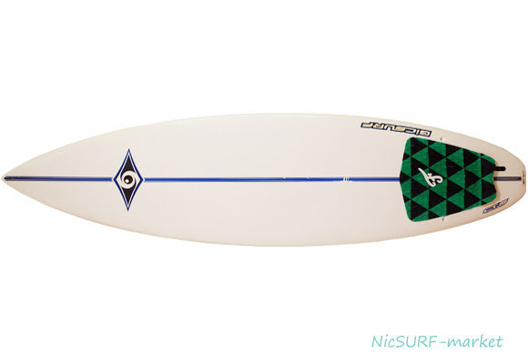 ビック サーフボード BIC SURF 中古ショートボード6`2 CTS モールド