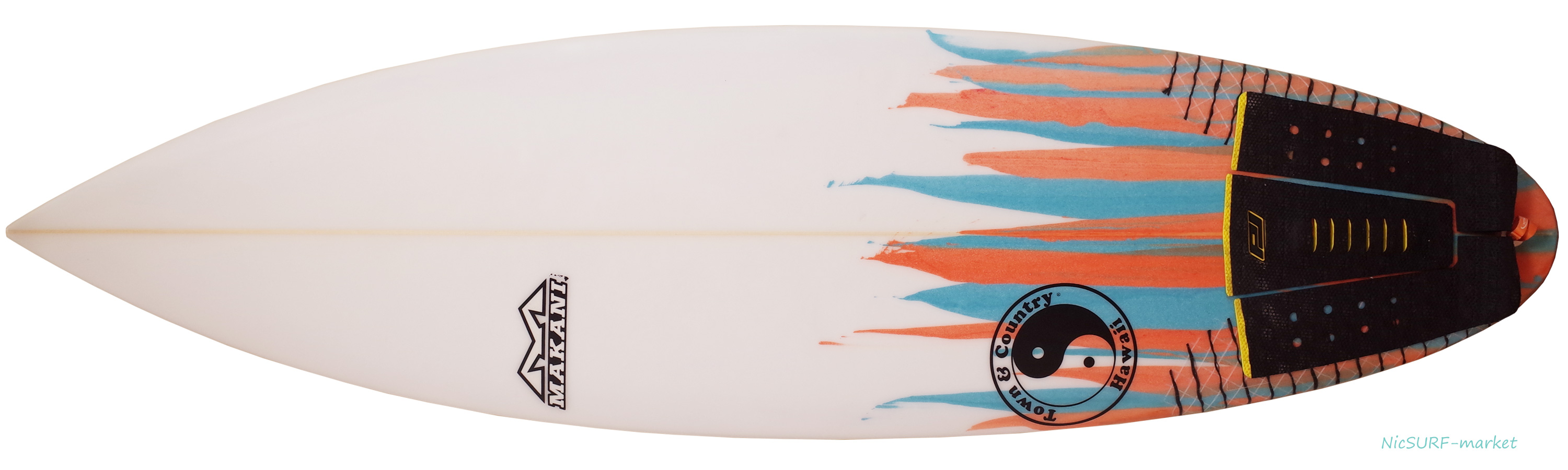 T&C タウンアンドカントリーサーフボード H・MOD 中古ショートボード 5