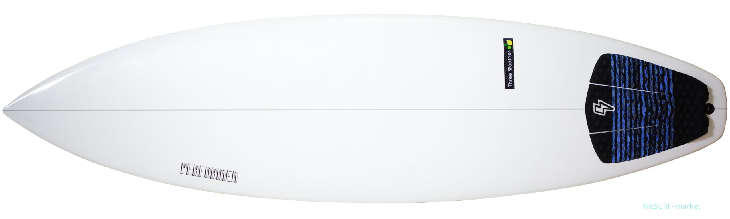 初心者におススメ THREE WEATHER PERFORMER 中古ショートボード 6`6