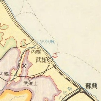 北海道概況」挿入地図に記録された線形をめぐって