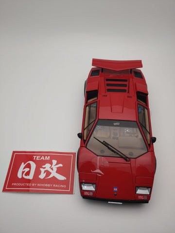 Kyosho 1/18 Lamborghini Countach LP500S Walter Wolf Edition red