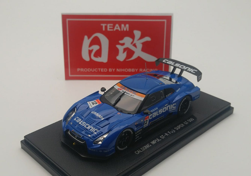 EBBRO NISSAN GT-R R35 1:43 CALSONIC IMPUL 2008 Fuji SUPER GT 500