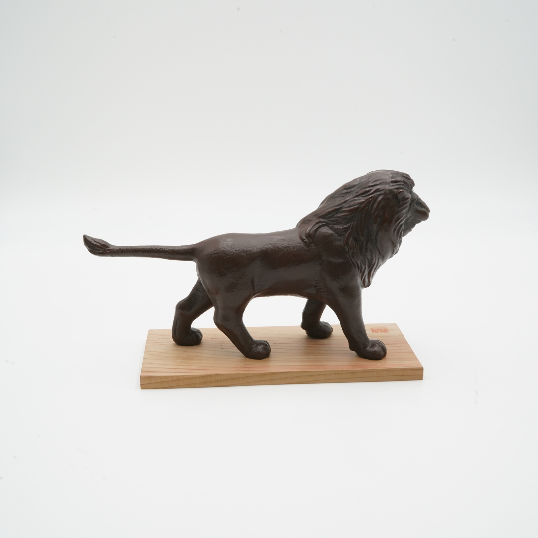 高岡銅器 OMOSHI Bookend Section「ライオン」 | ギフトショップ Nihon