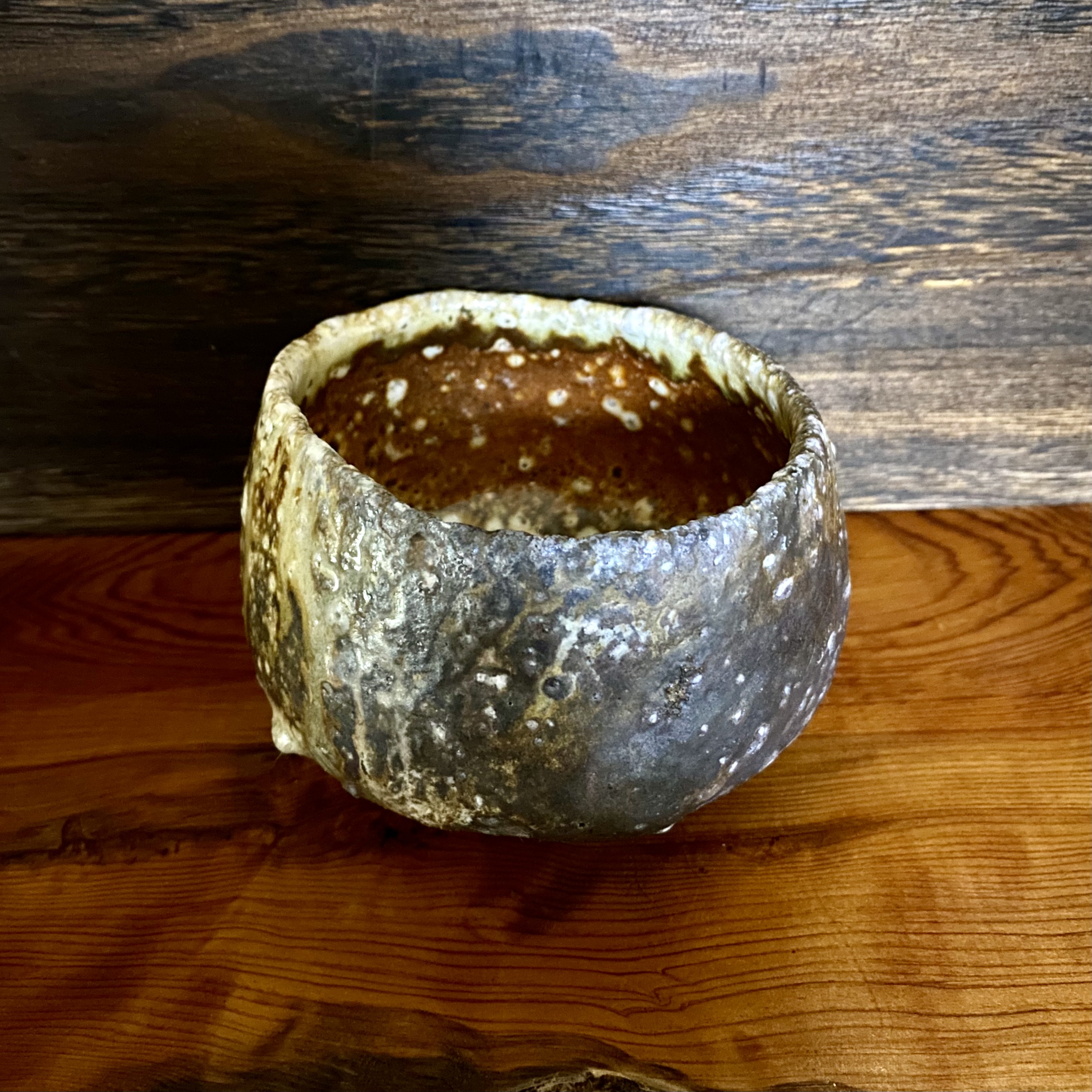 陶磁器 信楽焼 はふり志野ぐい呑 山崎勝実｜NA-utsuwa-(日本橋アート