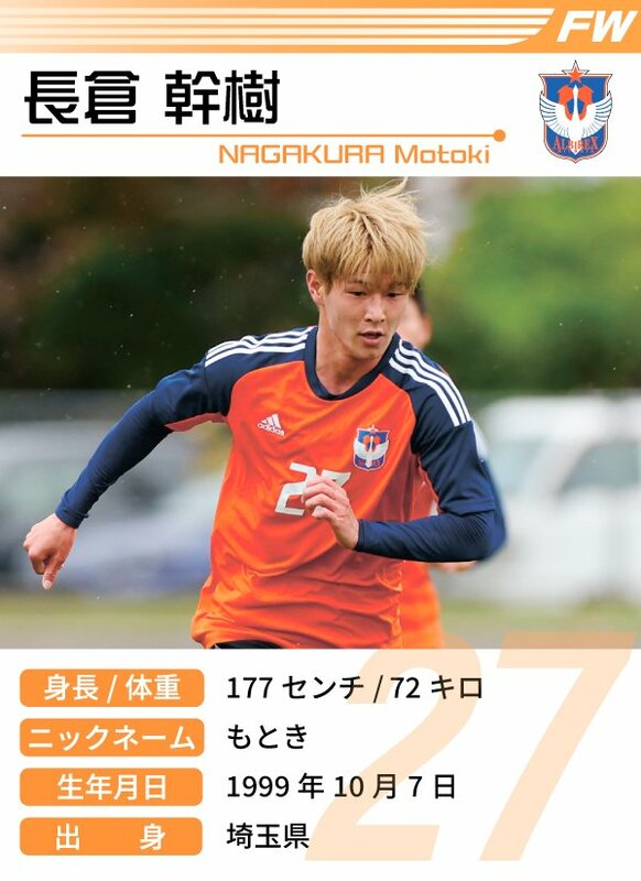 長倉 幹樹 | 選手名鑑(2024) | アルビレックス新潟 | 新潟日報