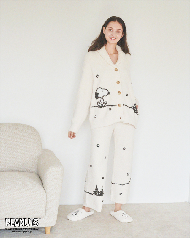 ジェラピケ×スヌーピー」上質もこもこウェア＆フェイス型ルーム