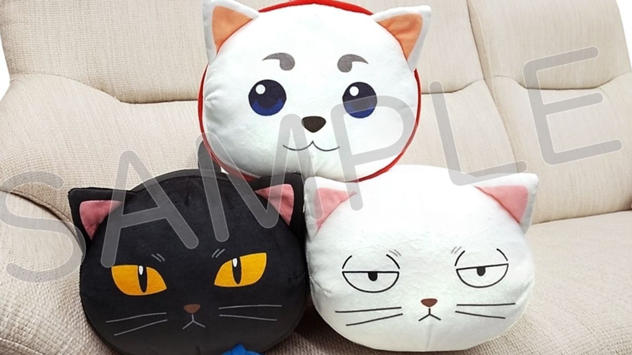 銀魂』ふわふわで抱きかかえたくなるロングクッション！ゆる可愛い表情