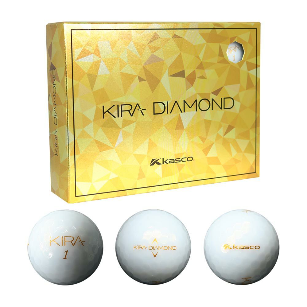 キャスコ kasco 【大特価市】KIRA ダイヤモンド ホワイト 1ダース 2024