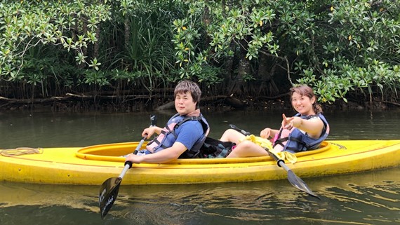 カヌー】ピナイサーラの滝・半日ツアー - ニライナホリデイズ － 西表
