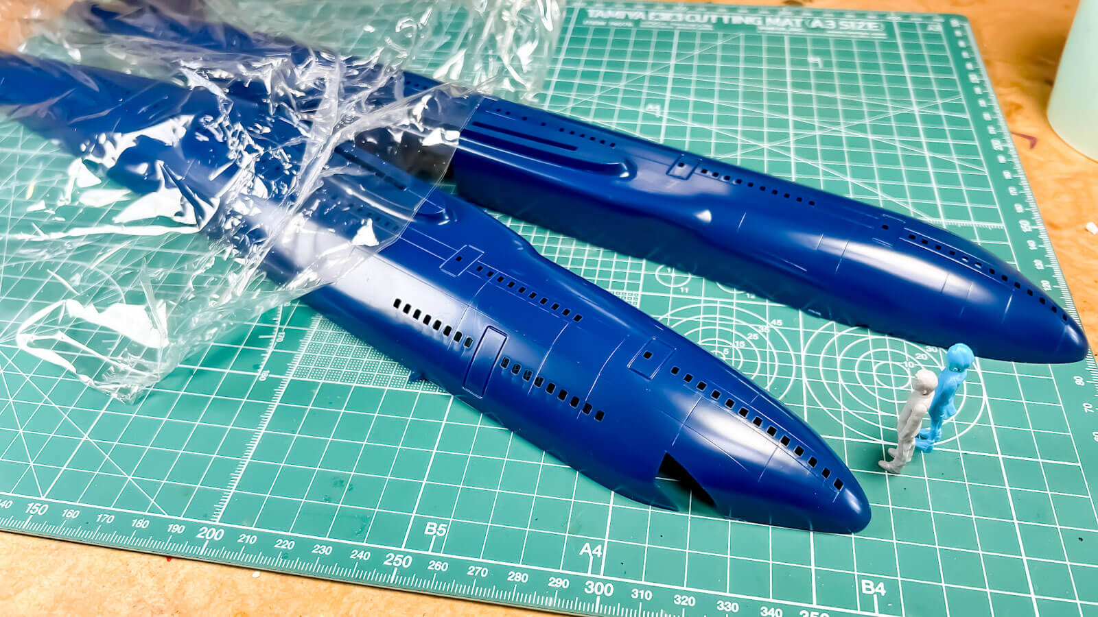 あの頃気になってたプラモデルを組んでみる／童友社のマリンジャンボ