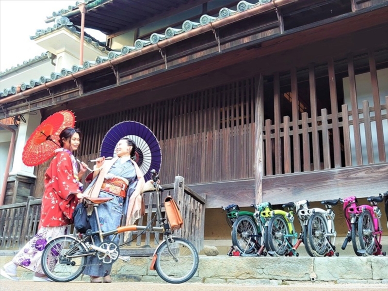 脇町うだつの町並みスローサイクリングツアー【美馬市脇町】 | 体験