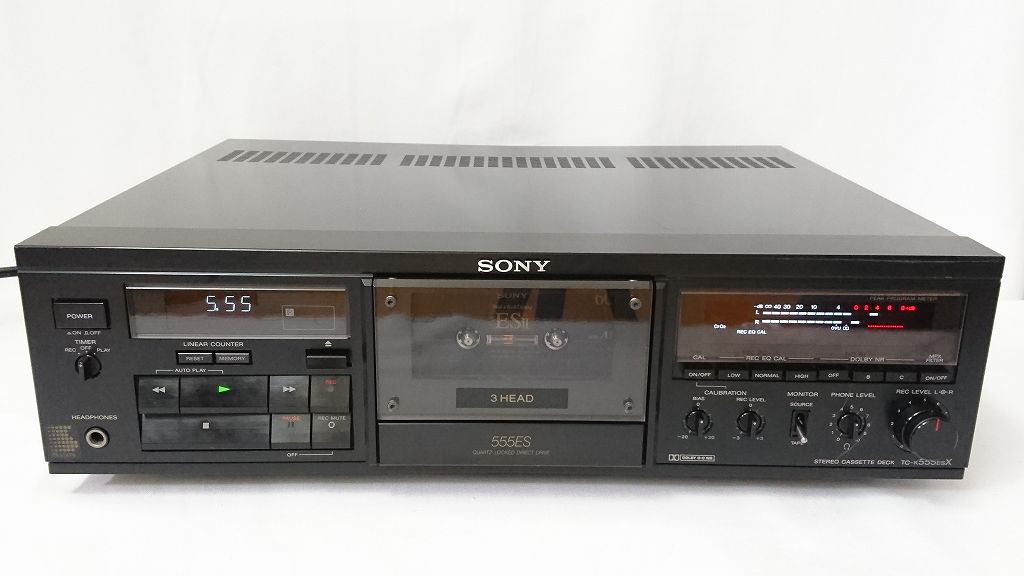 SONY TC-K555ESXの修理・オーバーホール | スーパーカセッターズ