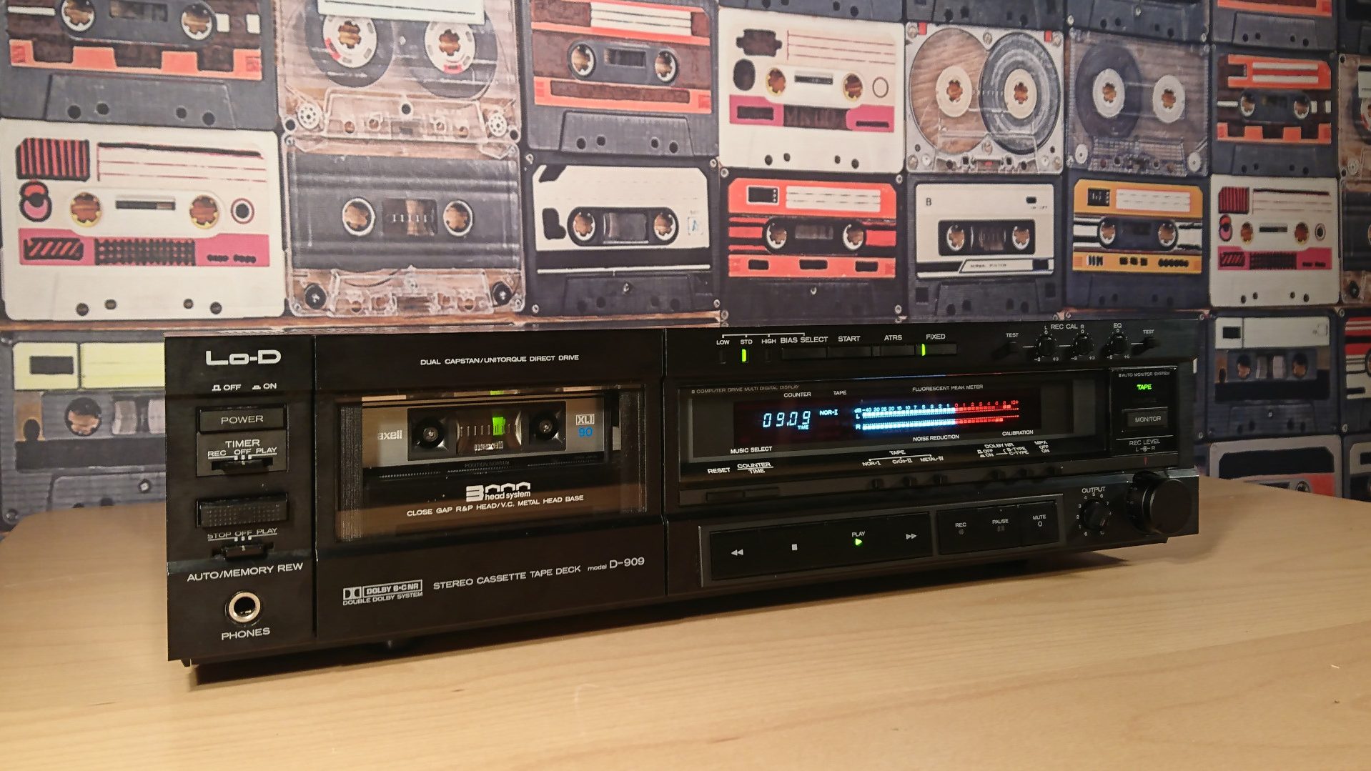 日立Lo-D D-909｜カセットデッキの紹介 | スーパーカセッターズ