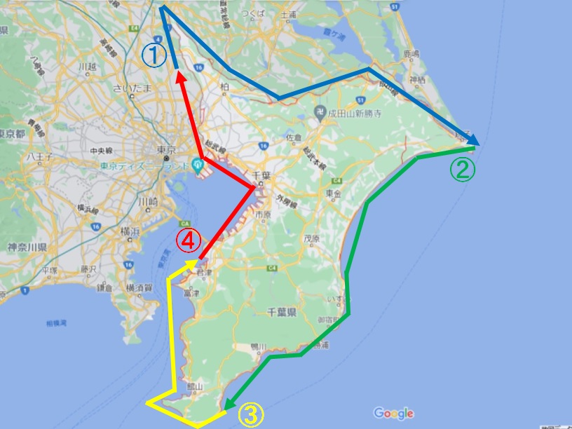 チバイチをロードバイクで挑戦！千葉県一周の自転車旅（準備編