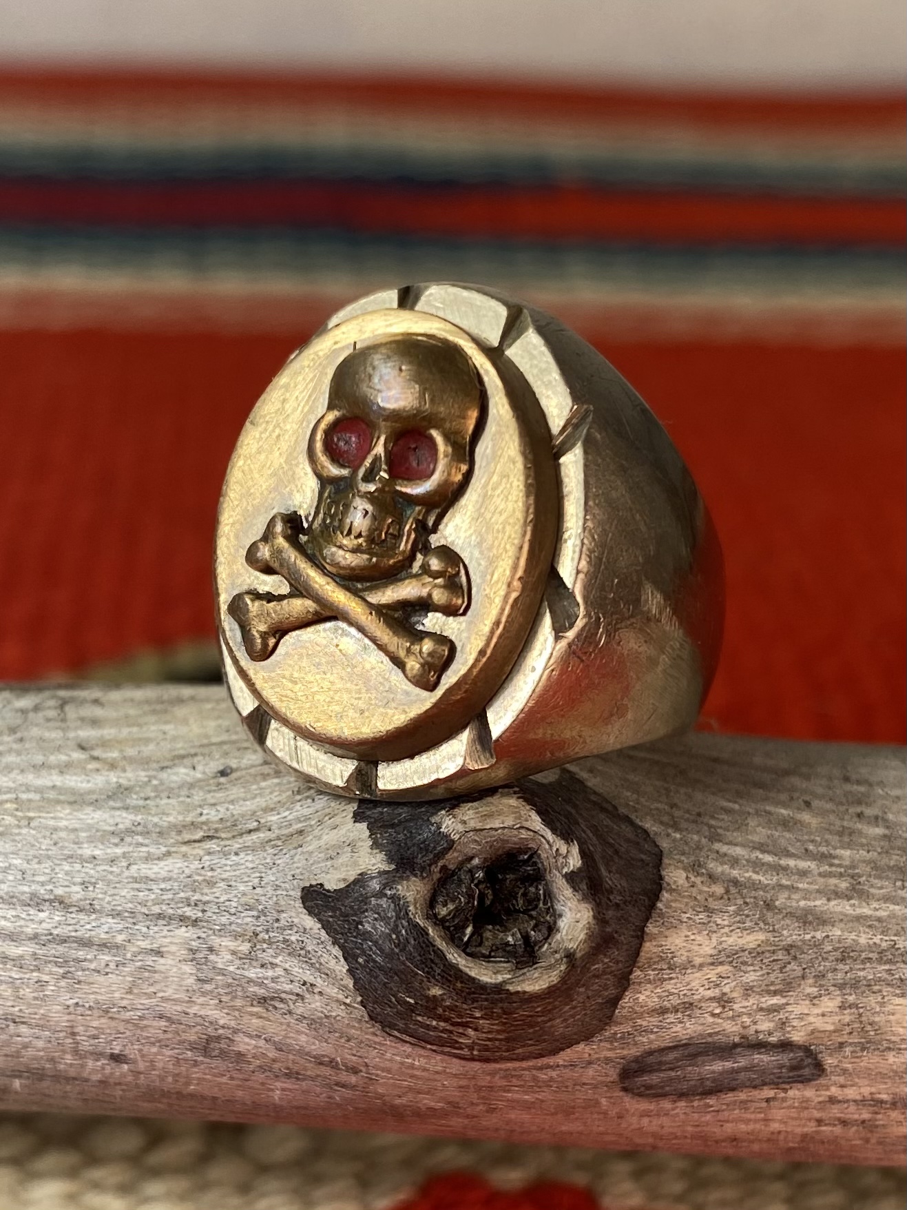 1950s メキシカンリング スカル クロスボーン 16号 メキシコリング