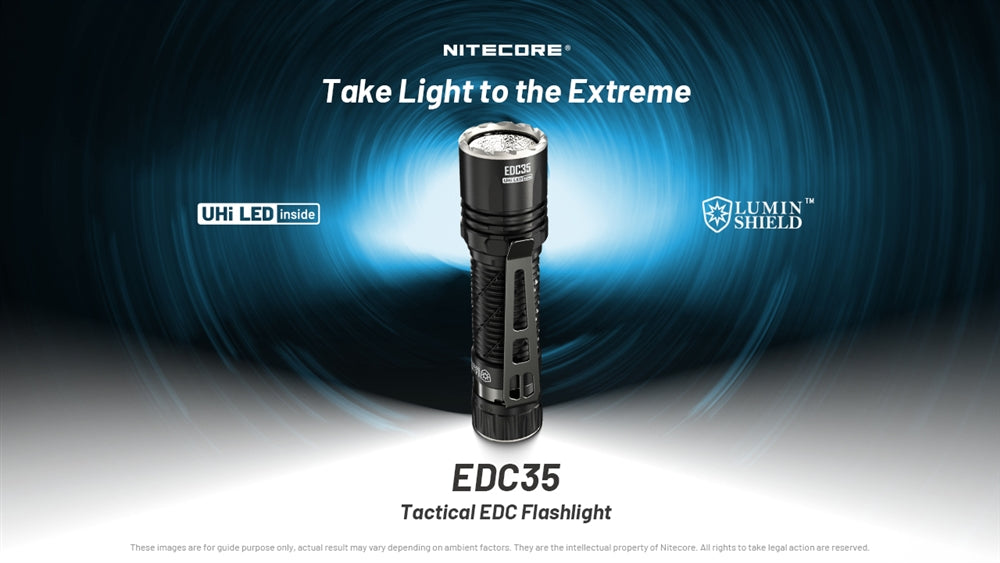 Nitecore EDC35 5000 Lumen Rechargeable EDC Flashlight – Nitecore Store