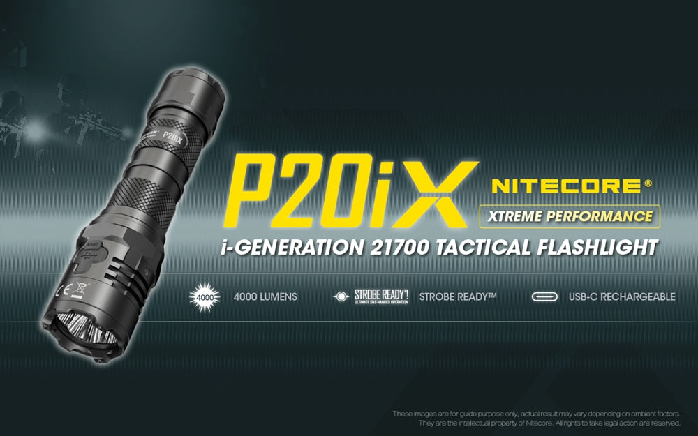 Nitecore P20iX 4000 Lumen USB-C Rechargeable Flashlight – Nitecore