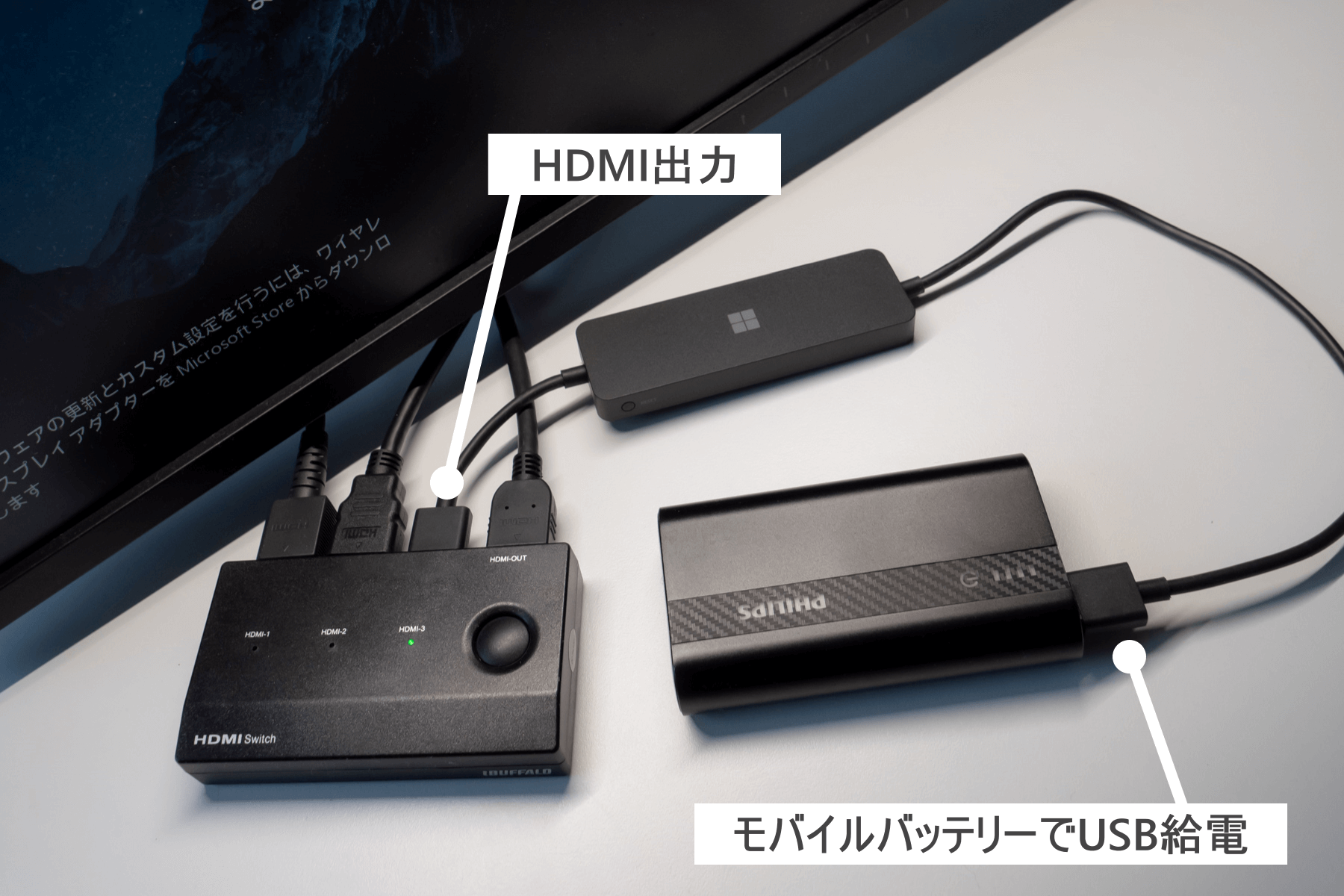 ワイヤレスでディスプレイ出力する最適なアイテム Microsoft 4K