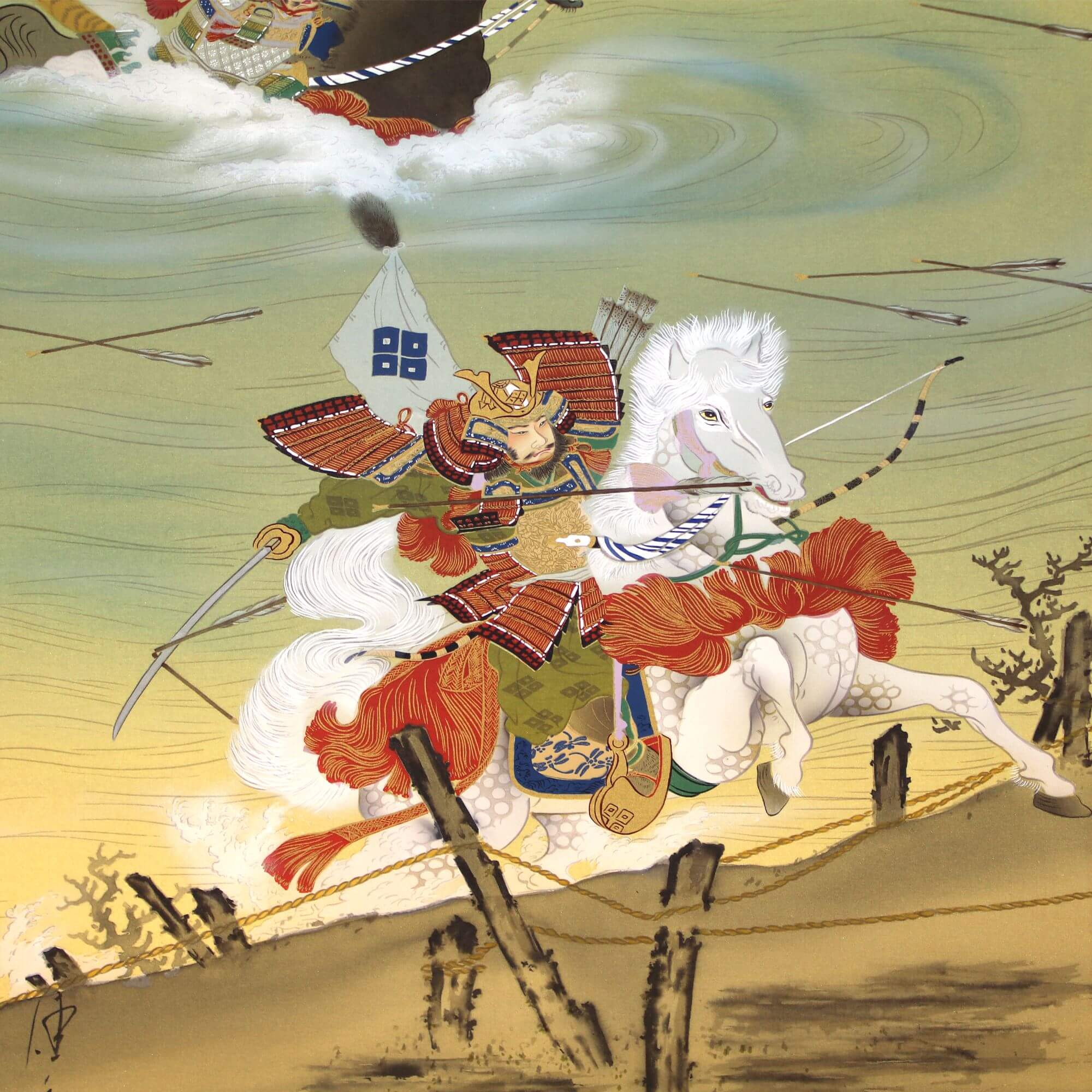 中島佳香 / 宇治川先陣 | 掛軸 － 野村美術