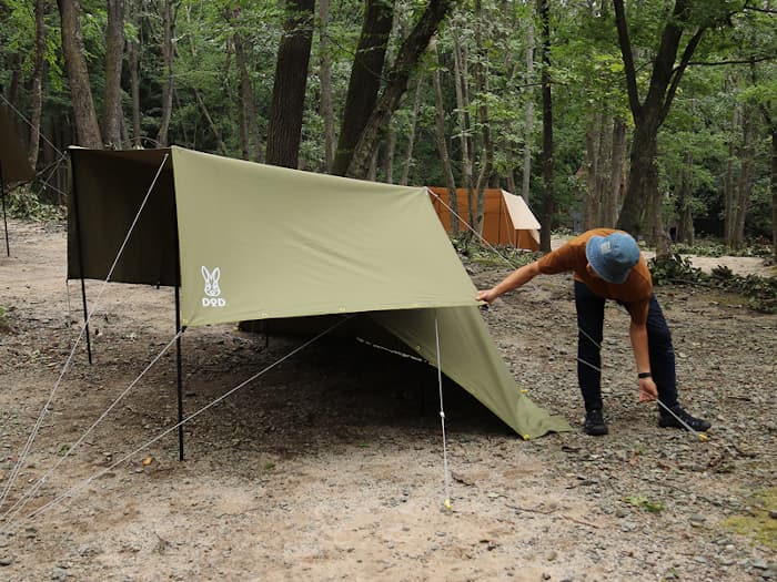DODヌノイチはアレンジ豊富で魅力的なタープテント | ノマドキャンプ