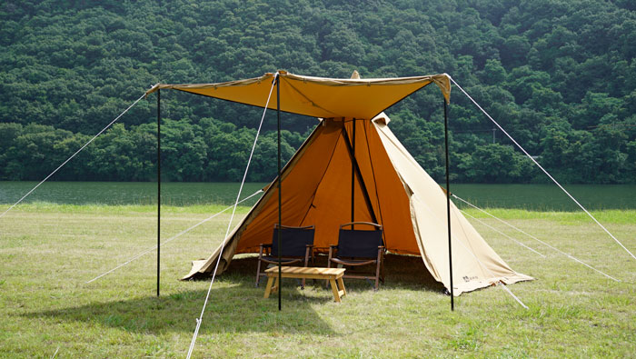WAQファミリーテント【Alpha TC/FT】レビュー！フラップアレンジが便利