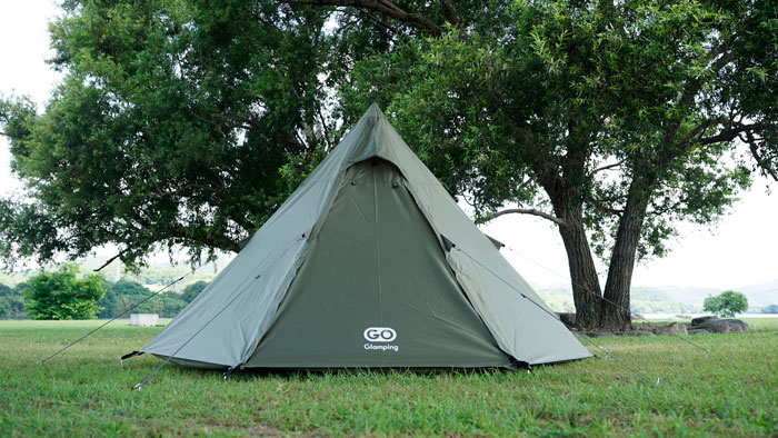 GOGlampingのワンポールテントをレビュー！ 3～ 4人用でもソロ・ディオ
