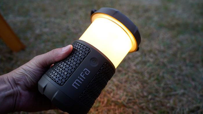 MIFA WildCamping Bluetoothスピーカー兼LEDランタンをレビュー【PR