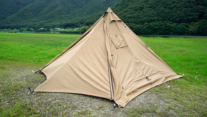 GOGlamping山稜二又ティピーテントTC180をレビュー！ | ノマドキャンプ
