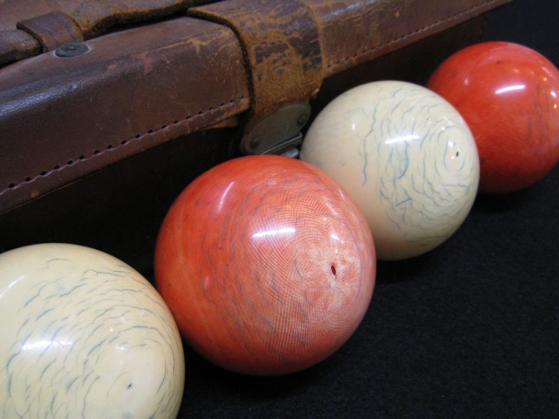 本象牙 ビリヤードボール 紅白4つ玉 象牙球 | のみの市
