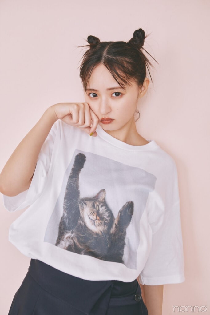 遠藤さくら】6月22日は「猫フォトTシャツ」【毎日更新・さくちゃんのT