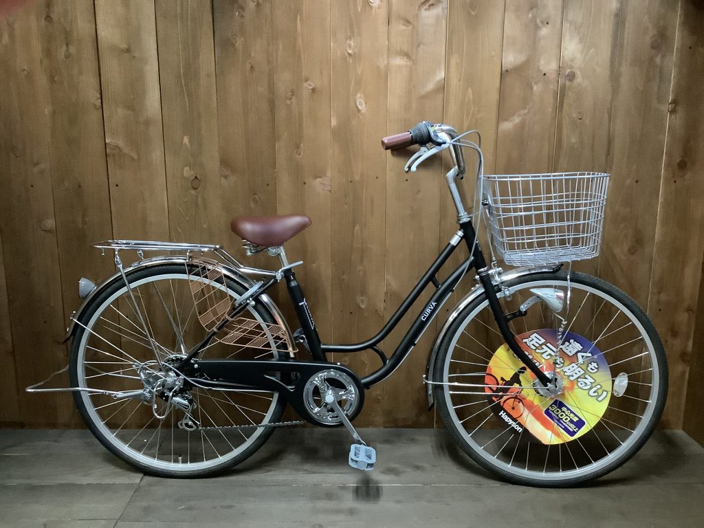 サカモトテクノ クルヴァ26/27インチ オートライト 外装6段変速｜電動