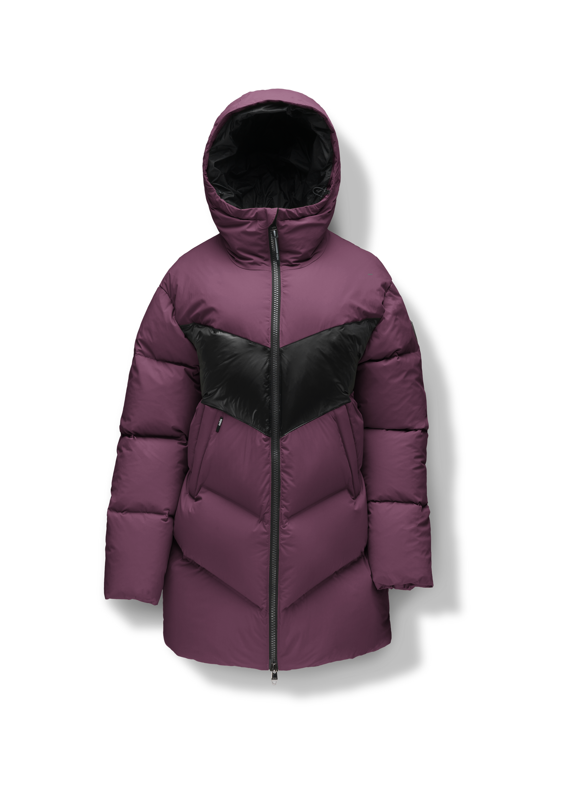 Isla Women's Chevron Quilted Puffer Jacket – Nobis - Canada