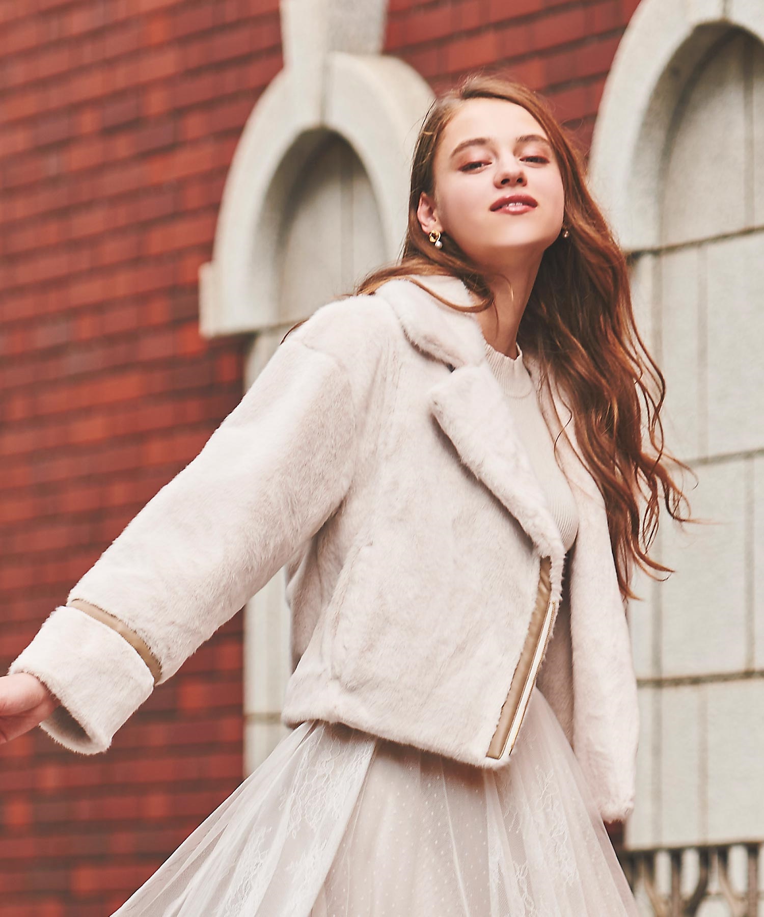 エコファーライダースジャケット | ジャケット | NOELA OFFICIAL WEB STORE