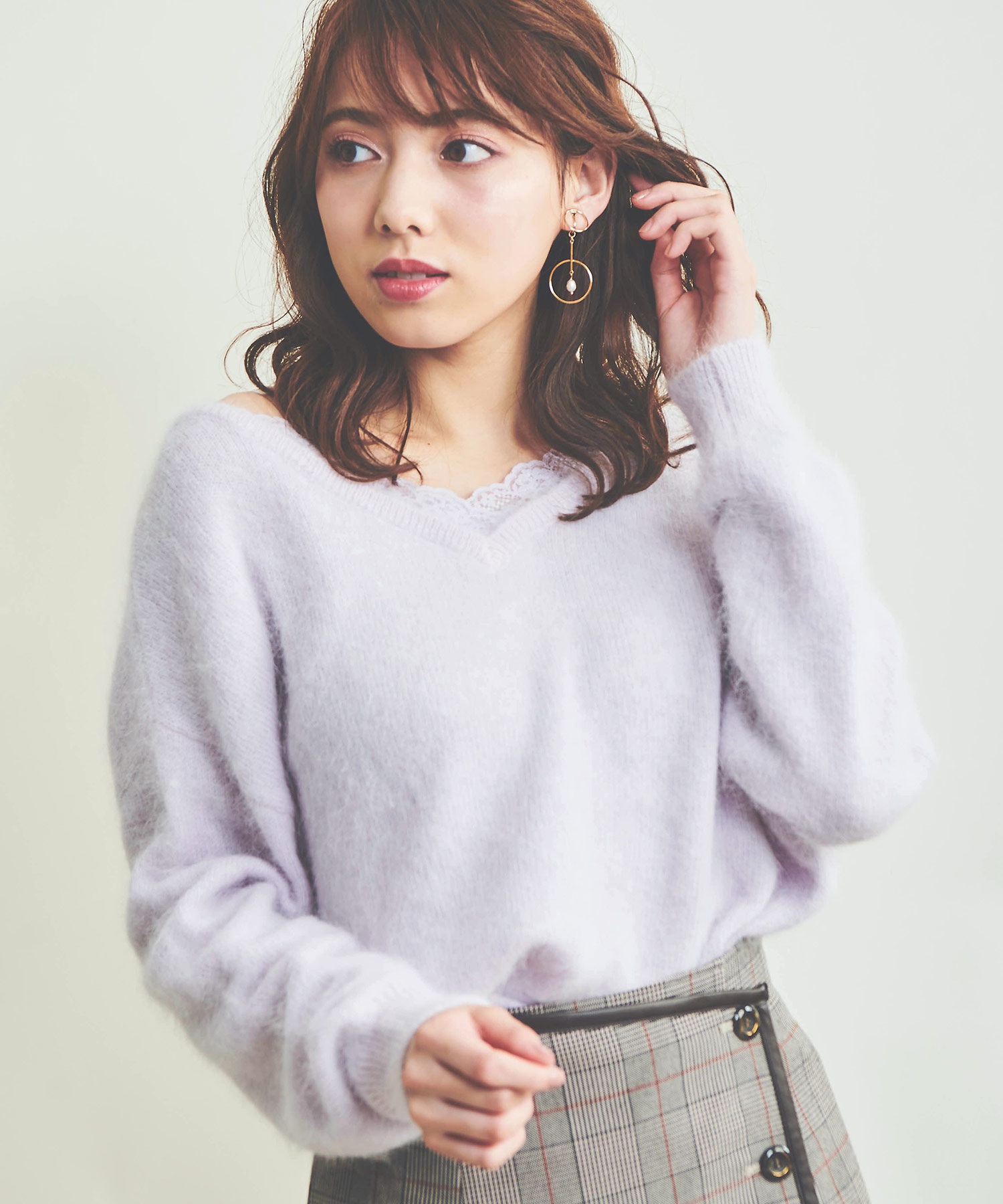 アンゴラレース2WAYニット | ニット | NOELA OFFICIAL WEB STORE