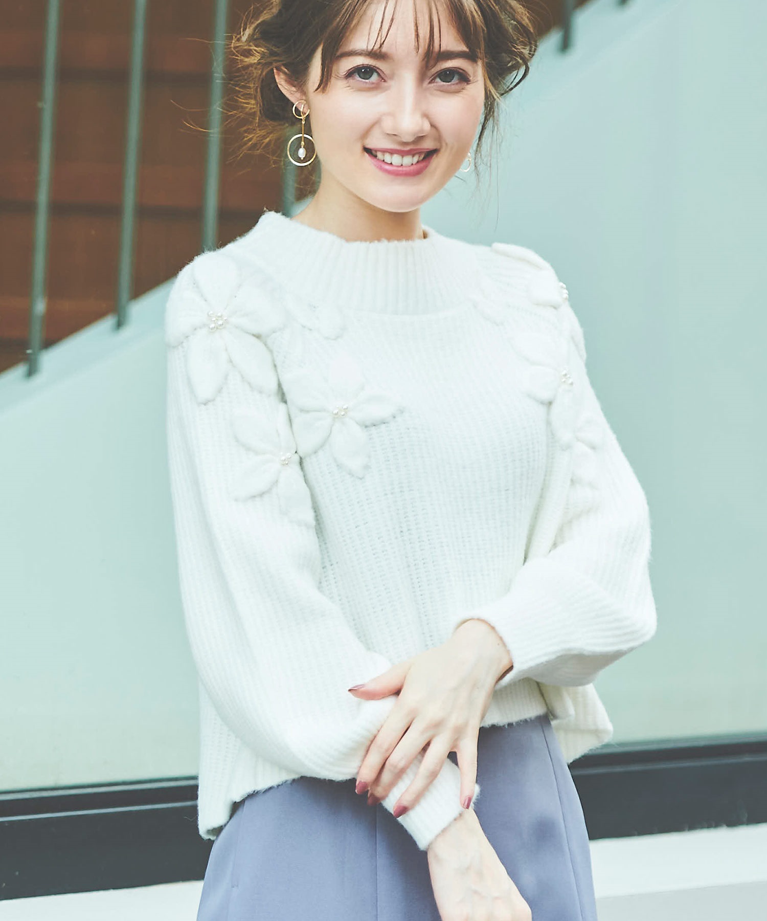 フラワーモチーフニット | ニット | NOELA OFFICIAL WEB STORE