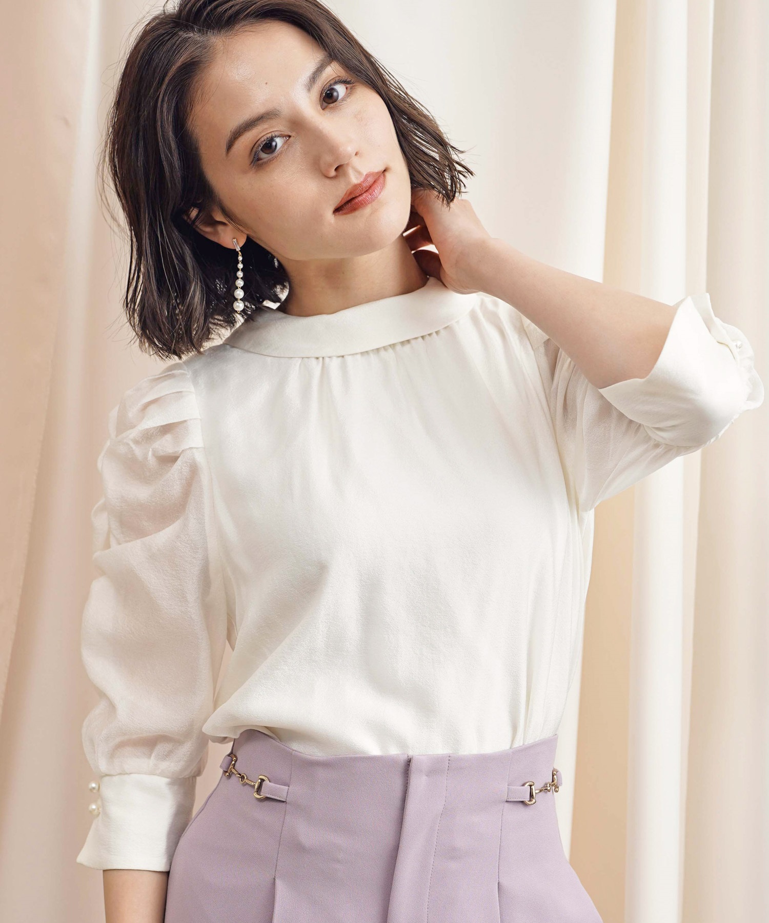 ボリュームシアーブラウス | シャツ・ブラウス | NOELA OFFICIAL WEB STORE