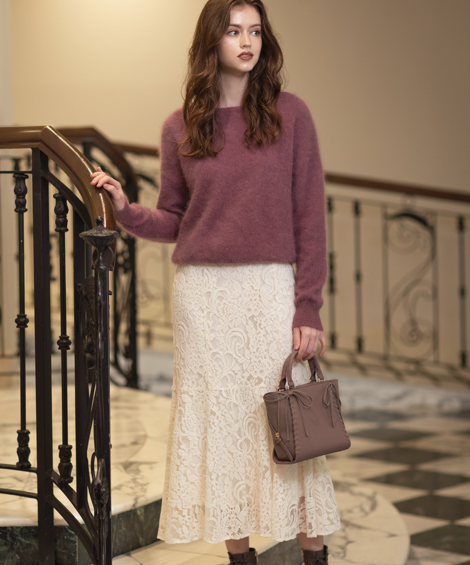 モールレースマーメイドスカート | タイトスカート | NOELA OFFICIAL