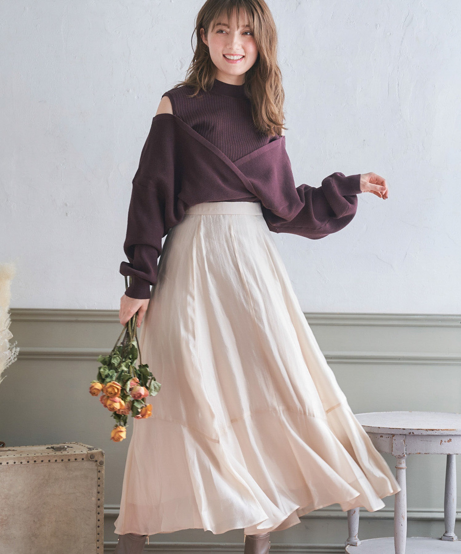 グロッシーフレアスカート | フレアスカート | NOELA OFFICIAL WEB STORE