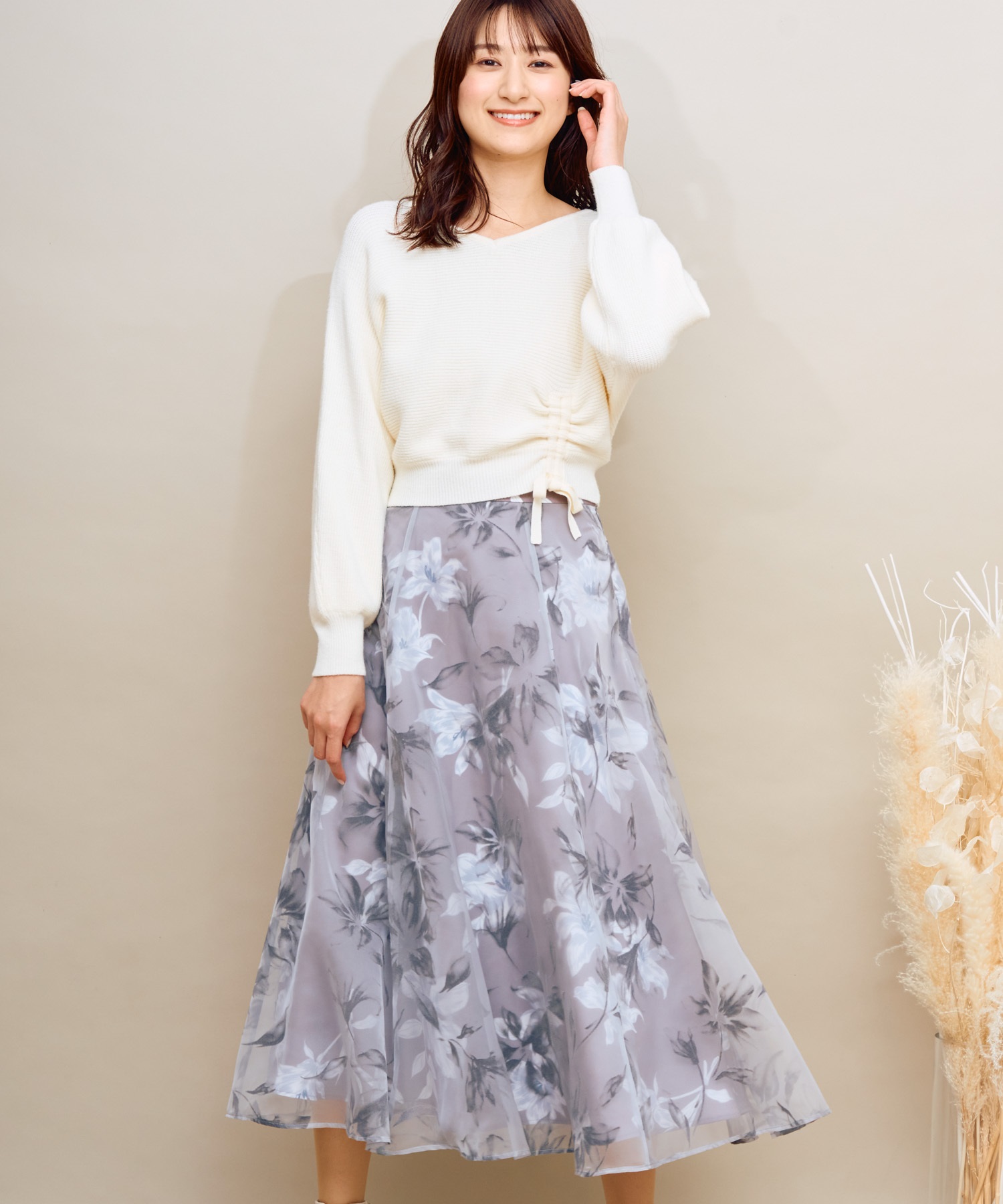 プリント×フロッキースカート | フレアスカート | NOELA OFFICIAL WEB