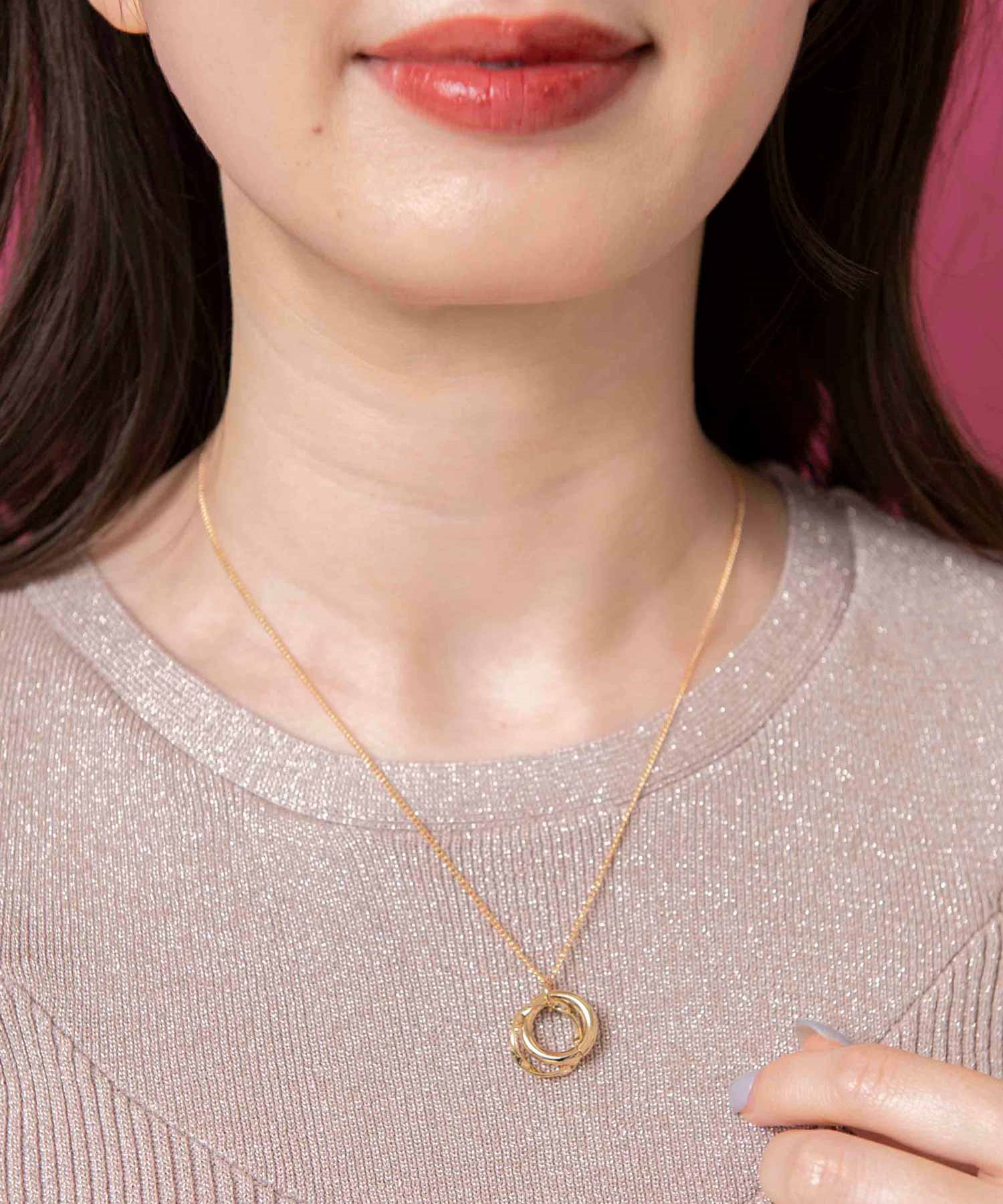 ダブルリングネックレス | ネックレス | NOELA OFFICIAL WEB STORE