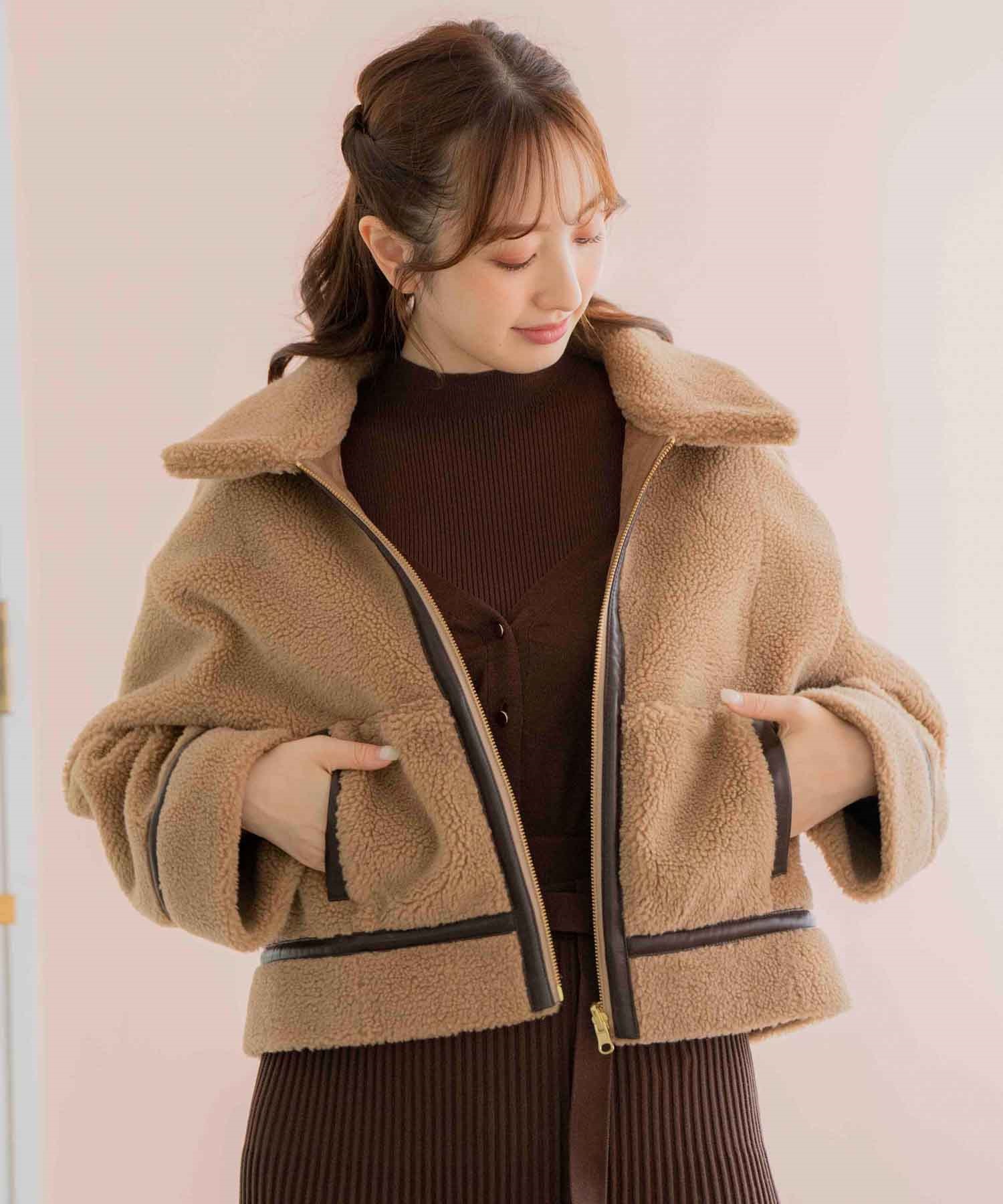 リバーシブルボアジャケット | ジャケット | NOELA OFFICIAL WEB STORE