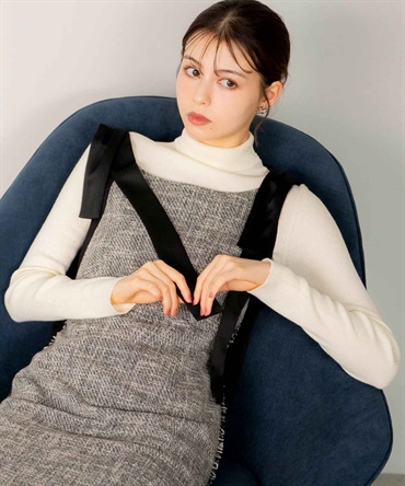 ロングスリーブウールタートルニット | ニット | NOELA OFFICIAL WEB STORE