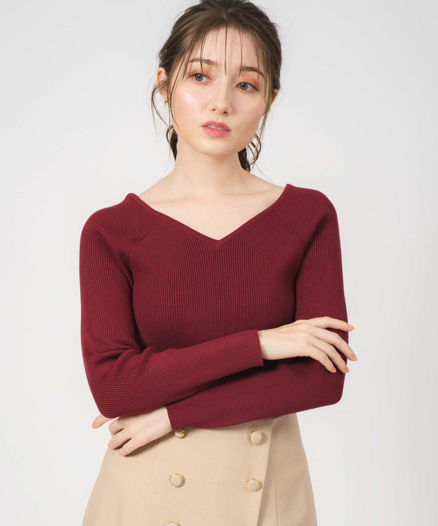 バックレースアップニット | ニット | NOELA OFFICIAL WEB STORE