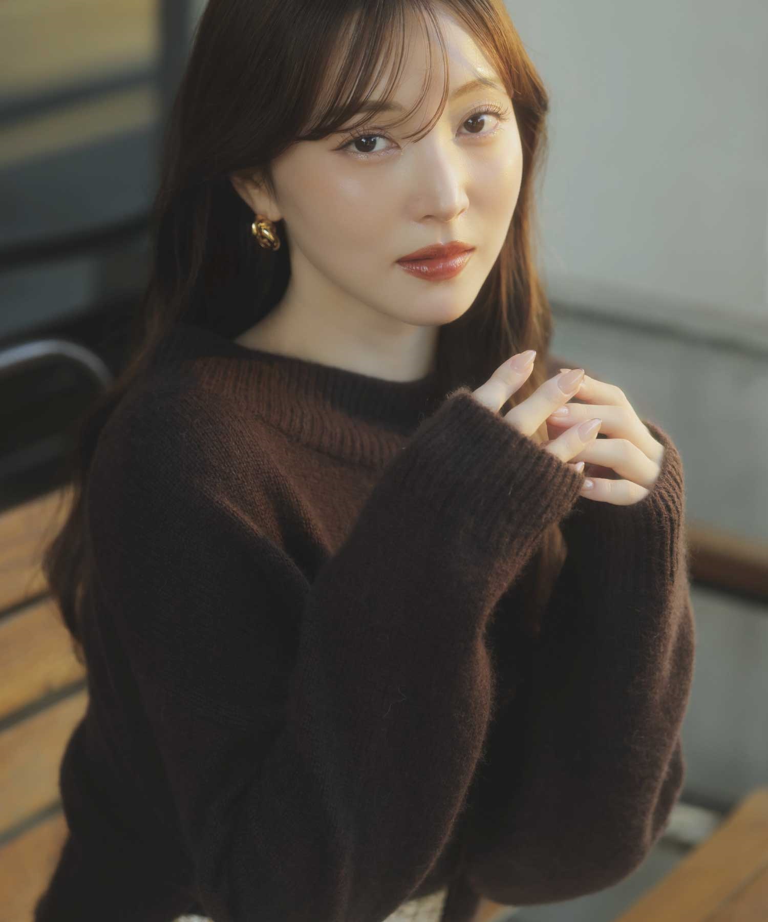 2WAYアンゴララクーン混ニット | ニット | NOELA OFFICIAL WEB STORE