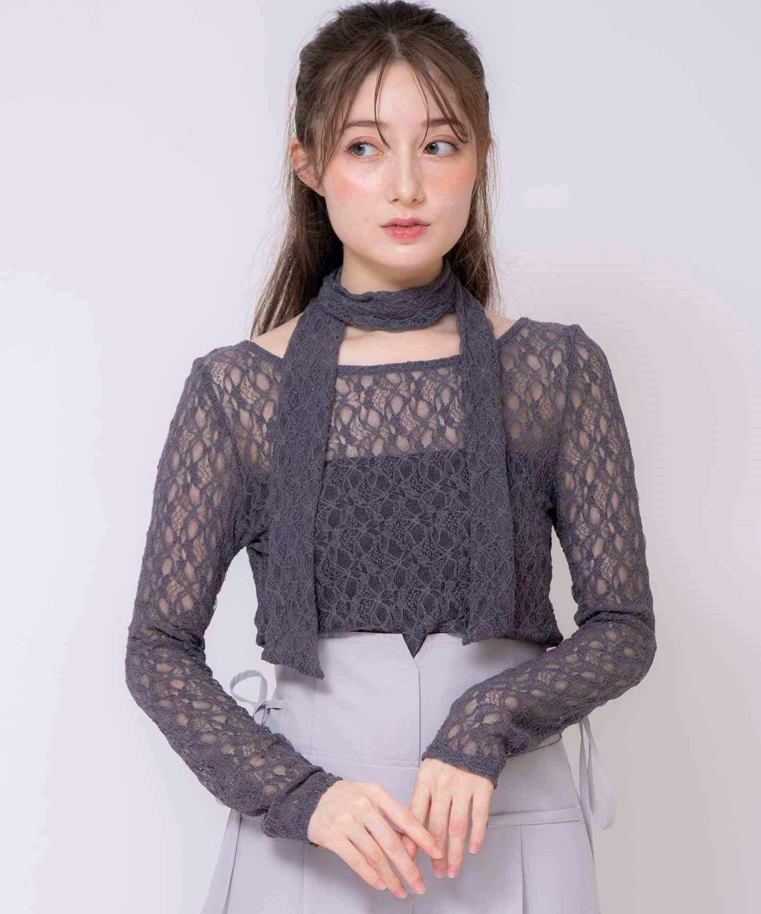 モールレースカットソー | Tシャツ・カットソー | NOELA OFFICIAL WEB