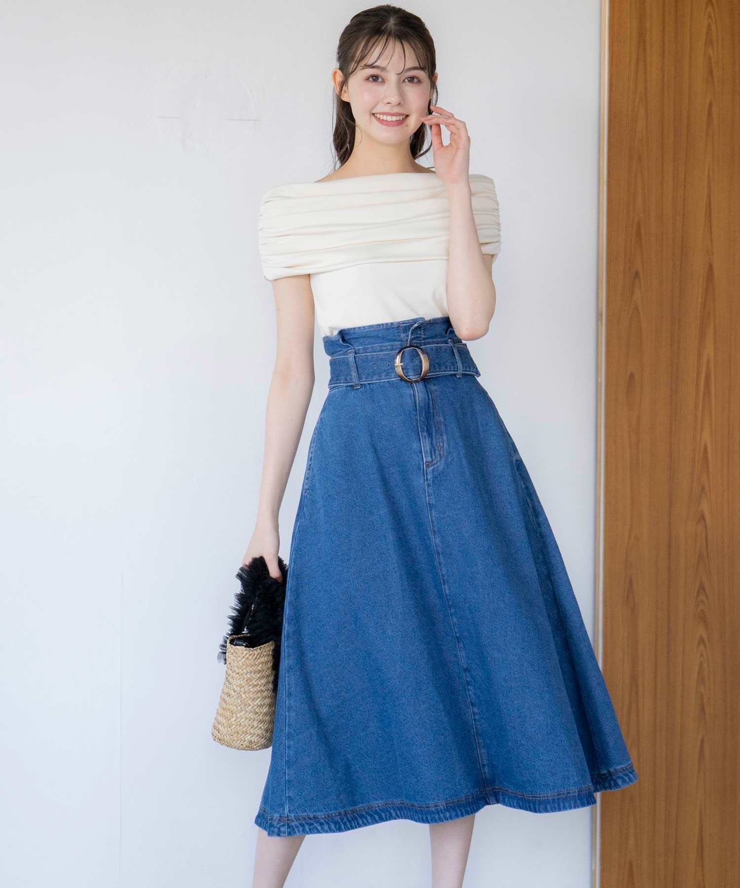 デニムフレアスカート | フレアスカート | NOELA OFFICIAL WEB STORE